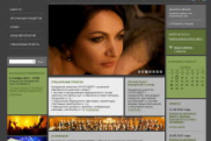 сайт под ключ концертного агентства классической музыки