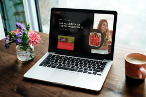 Освежающий баннер для Coca-cola