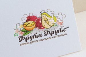 Логотип для сервиса по доставке овощей и фруктов Фрути Фрутс