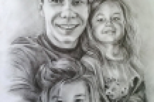 Портрет по фото (Бумага/карандаш)