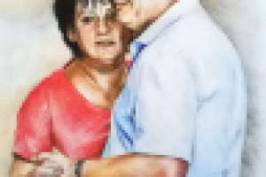 Портрет по фото (Бумага/цветной карандаш)