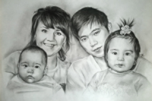 Портрет по фото (Бумага/карандаш)