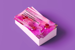 Визитка цветочному магазину