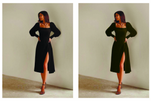 Изменение цвета одежды