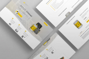 Дизайн сайта для инженерного стартапа