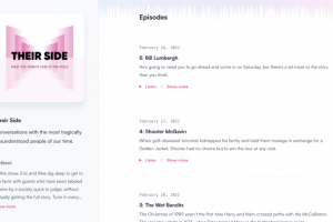 Сайт для авторского подкаста