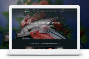 Редизайн сайта интернет-магазина морепродуктов