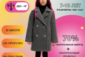 Инфографика для детского пальто