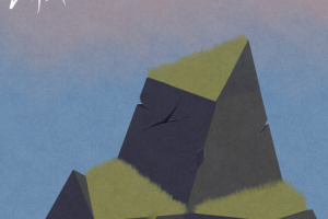 Простой рисунок скалы