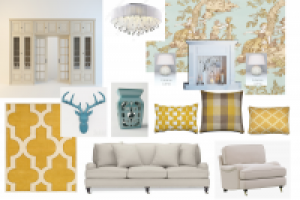 коллаж гостиная