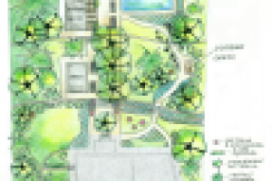 Планировка сада в Ленинградской области 27 соток. Эскиз 2