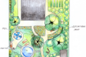 Уютный дворик на 6 сотках ЭСКИЗ 3