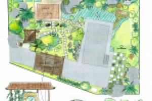 Японские мотивы. Финальный эскиз