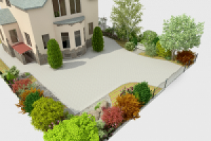 Дизайн яркого сада_Вид 1