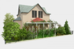 Дизайн яркого сада_Вид 2