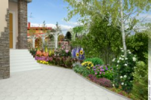 Дизайн яркого сада_Вид 5