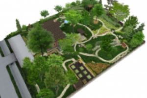 Участок со склоном