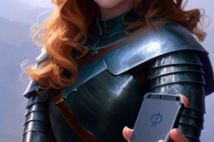 Рыцарь со смартфоном