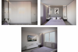 Дизайн проект двухкомнатной квартиры в современном стиле, г.Киев