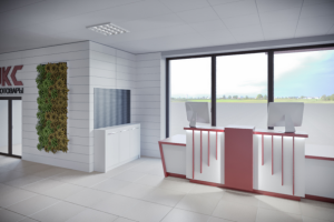 Проектирование мебели для магазина автозапчастей "АКС", Россия