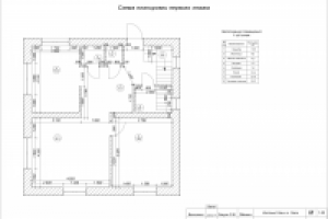 Планировка дома. Первый этаж