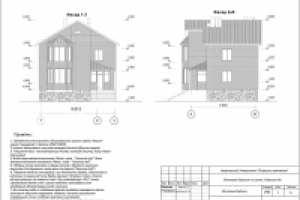 Частный дом. Рабочий проект. Фасады