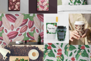 Иллюстрации к теме кофе и какао