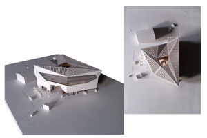 Архитектурный макет бизнес-центра