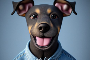 [AI GENERATED] full head photo portrait