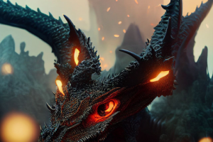 [AI GENERATED] invariant dragon image