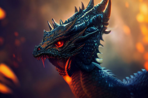 [AI GENERATED] invariant dragon image