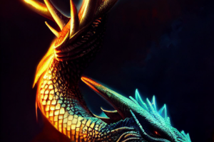 [AI GENERATED] invariant dragon image