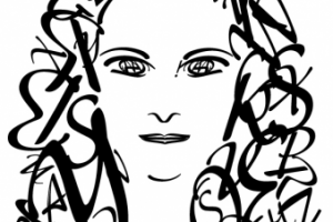 Портрет из шрифта