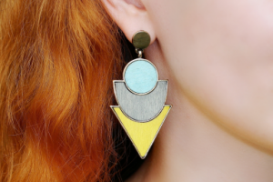 Серьги на себе