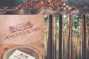 Разработка логотипа и визитки для деревообрабатывающей компании