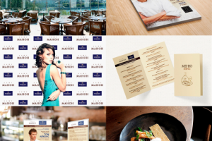 Дизайн полиграфических материалов для кафе Манон