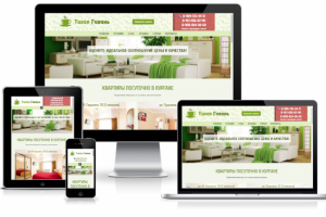 Адаптивная верстка сайта для кухонь