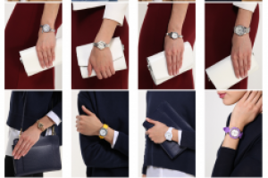 Часы на модели