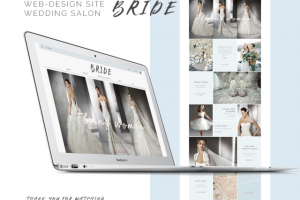 Веб-дизайн сайта свадебного салона