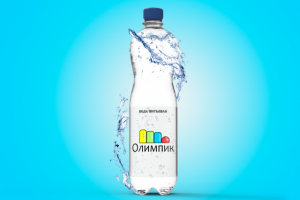 Вода с лого детского центра