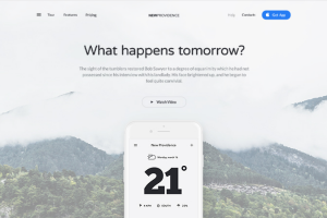 Сайт продвижения приложения