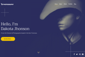 Landing для фотографа