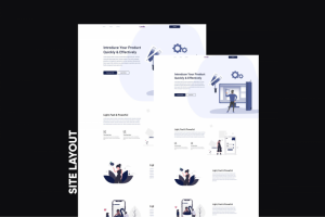 Верстка Landing Page для зарубежного сайта