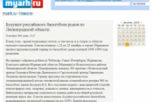 Будущее российского баскетбола родом из Ленинградской области