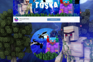 Оформление группы Вконтакте по игре Minecraft