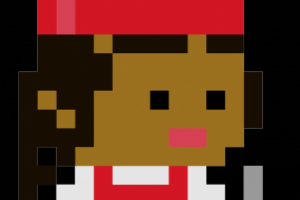 пиксельный персонаж повар