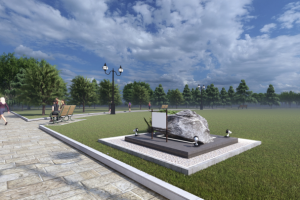 Создание памятного камня в городе Пятигорске