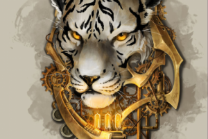 Стимпанк-тигр