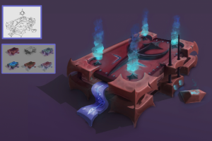 Концепт книги о магических рунах