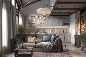 гостиная-кухня